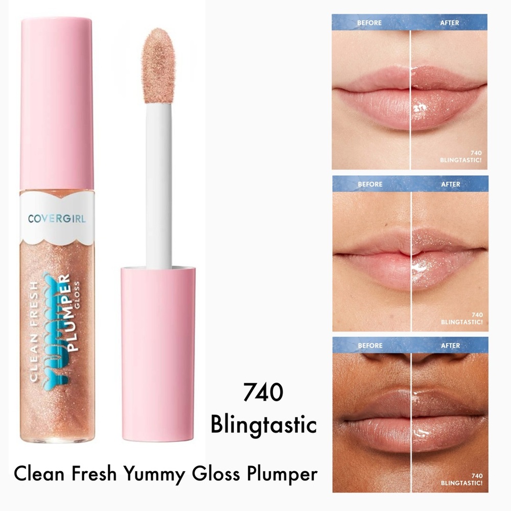 Covergirl Clean Fresh Yummy Gloss Plumper - 740 Blingtastic